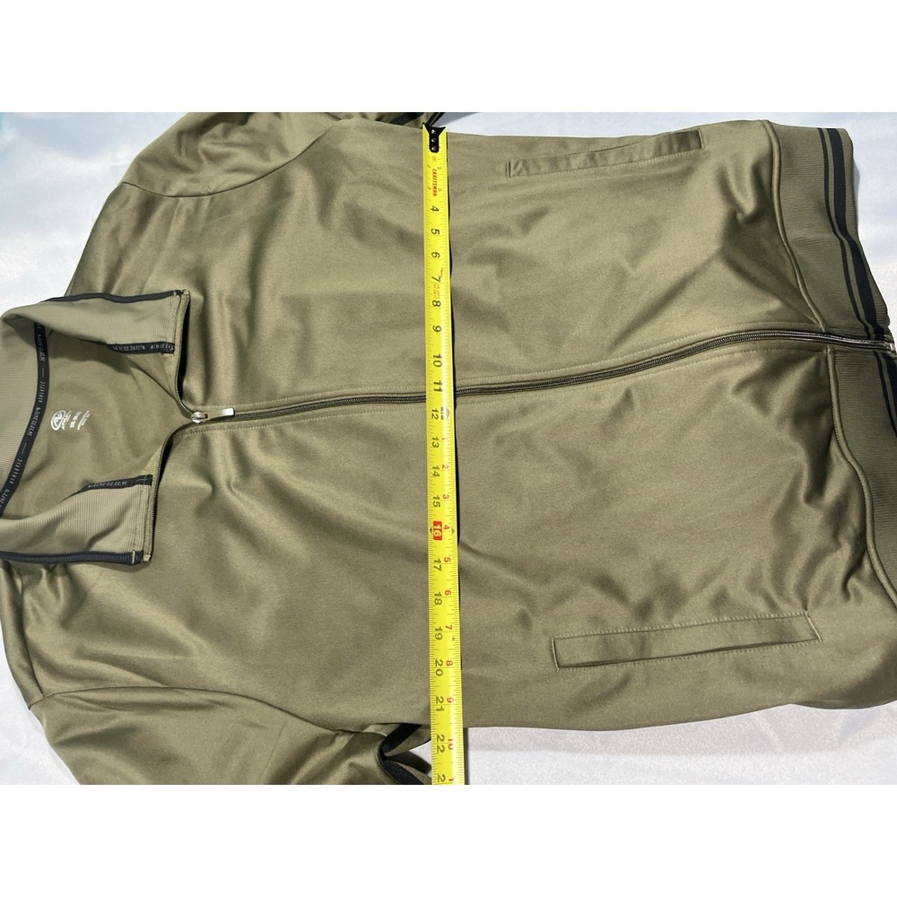 Athletic Brand Men's Light Jacket, Hikers, Natural Green Accent Stripes Men's XL - Picture 4 of 8